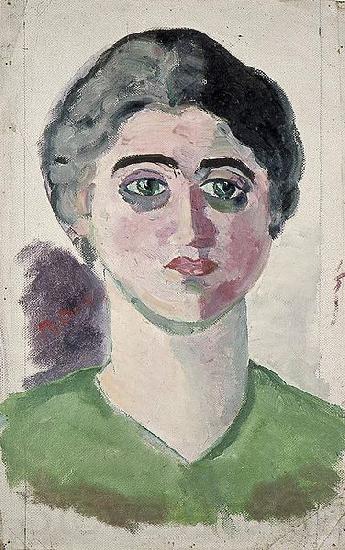 Theo van Doesburg Portrait of Lena Milius Norge oil painting art